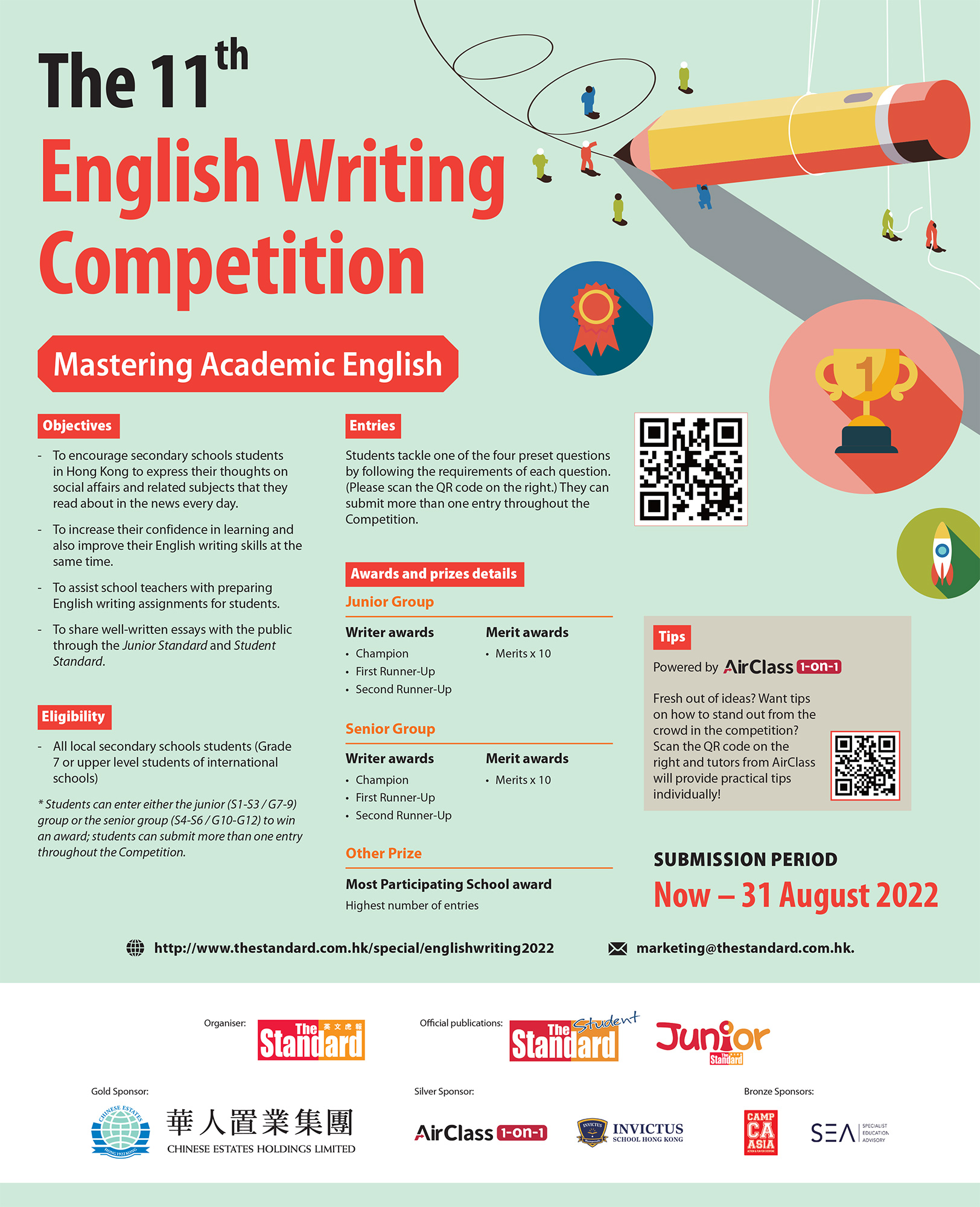 Objectives Of Essay Writing Competition